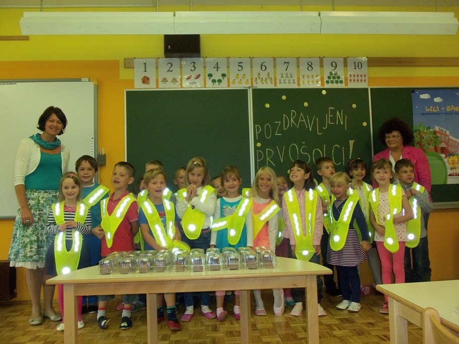 Prvi šolski dan za učence 1. b razreda