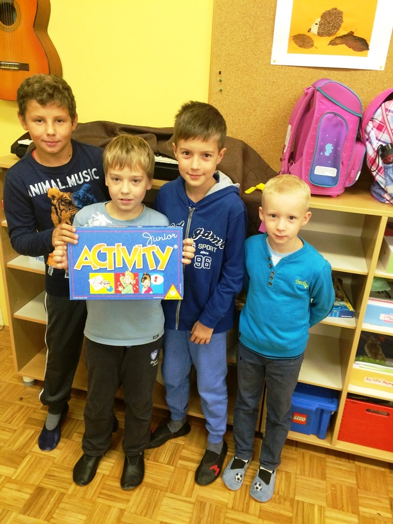Druženje 1. a in 4. a ob tednu otroka