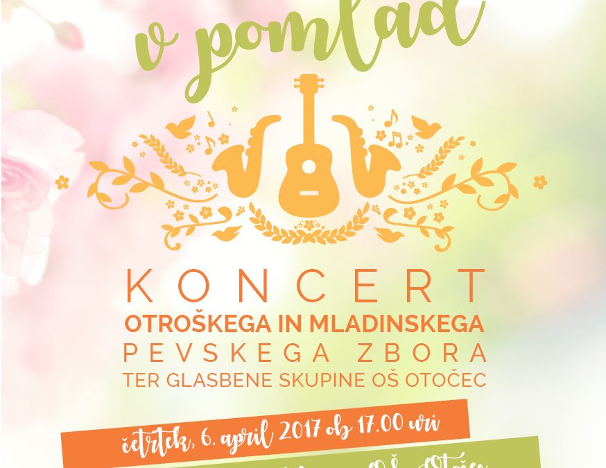 S pesmijo v pomlad