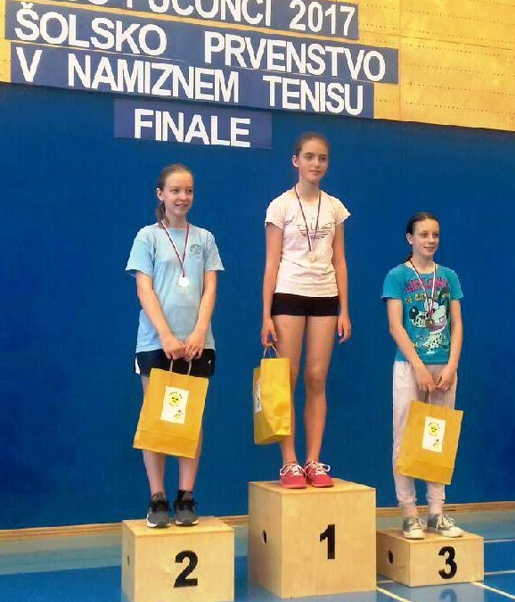 Kim je državna prvakinja v namiznem tenisu