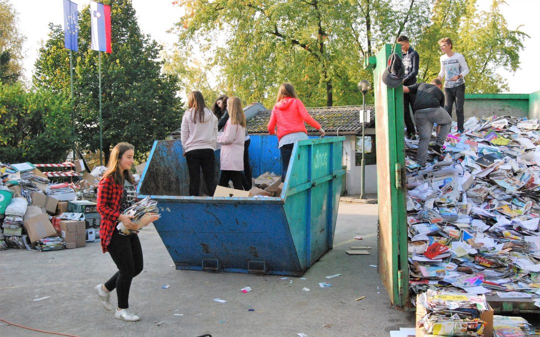 Jesenska zbiralna akcija odpadnega papirja